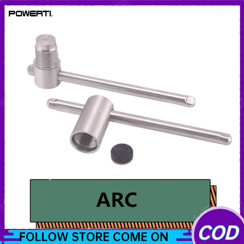 Stainless Steel Billiards Pool Cue Tip Press Shape Tool Billiards Accessories