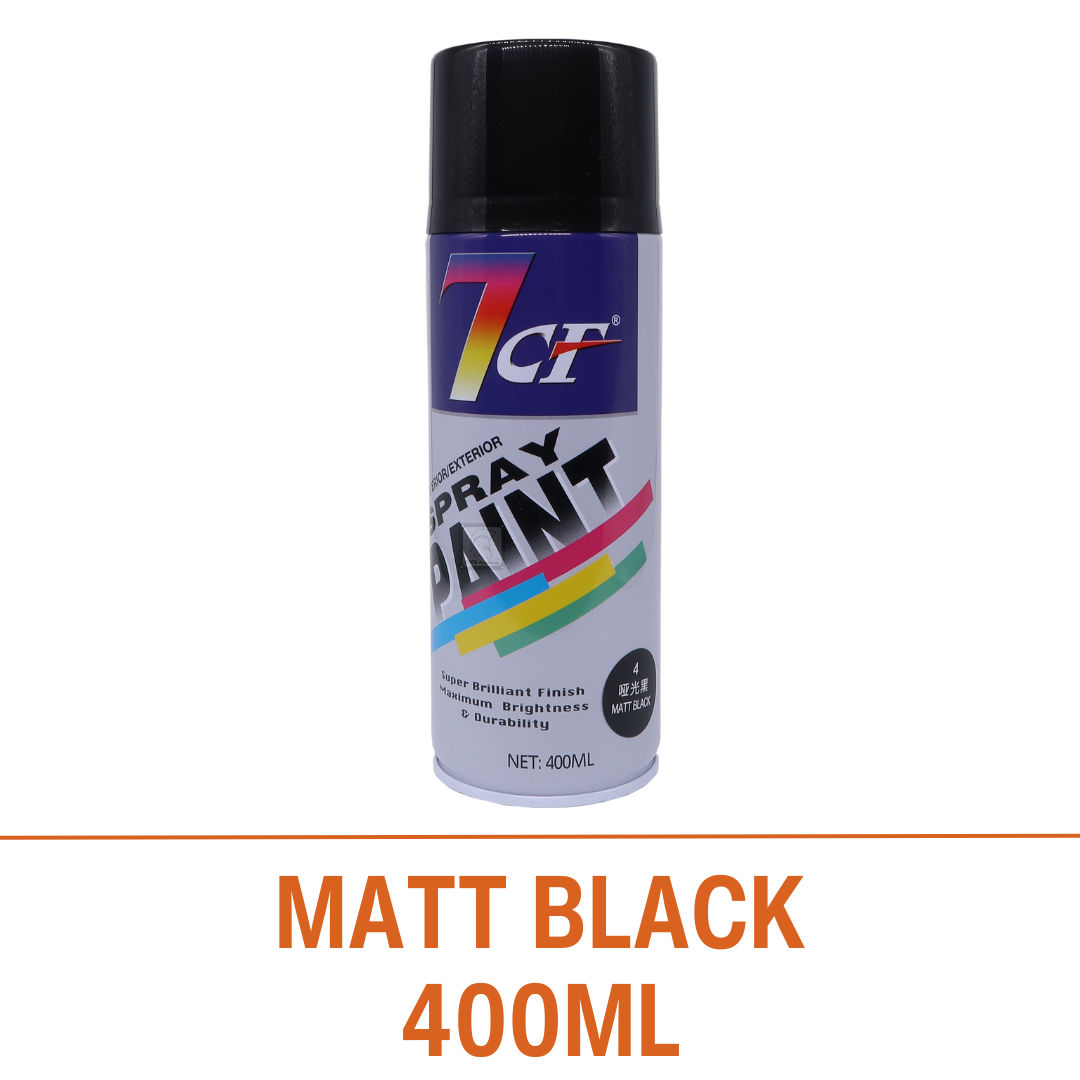 Brilliant Matte Black Spray Paint Can 300ml, Spray Paint