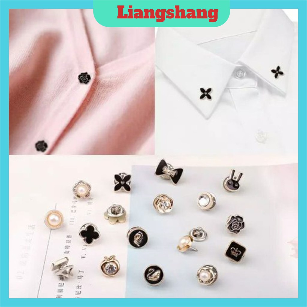 Set 10 Ghim Cài Mini Siêu Dễ Thương