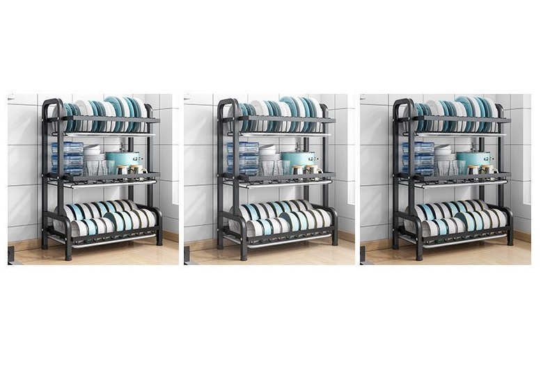 Kệ úp bát 3 tầng 42x25x64cm