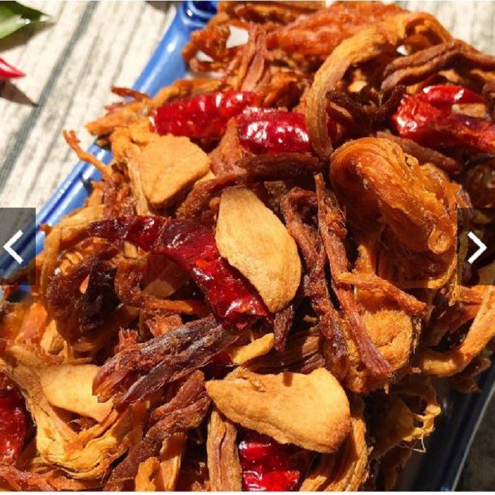 1KG KHÔ GÀ CHÁY TỎI