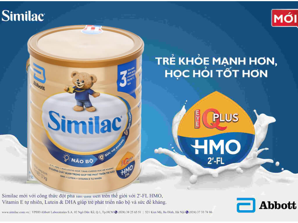 [HCM]Sữa similac IQ plus HMO số 3 1.7kg -23/10/23