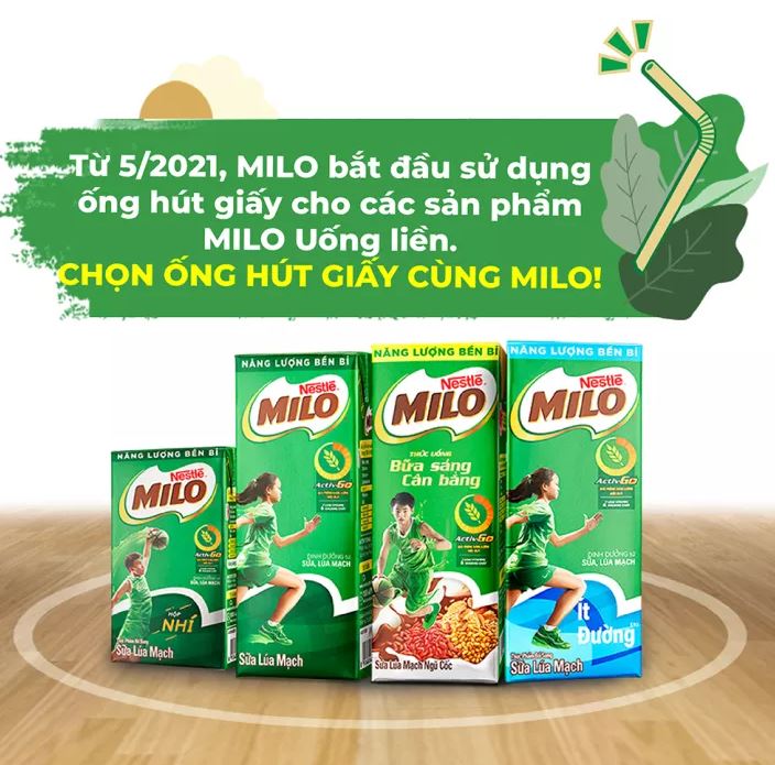 [HCM] Sữa Milo lúa mạch Nestlé thùng 48 hộp (48x115ml)