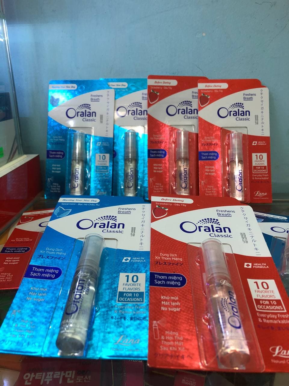 Dung dịch xịt thơm miệng lana