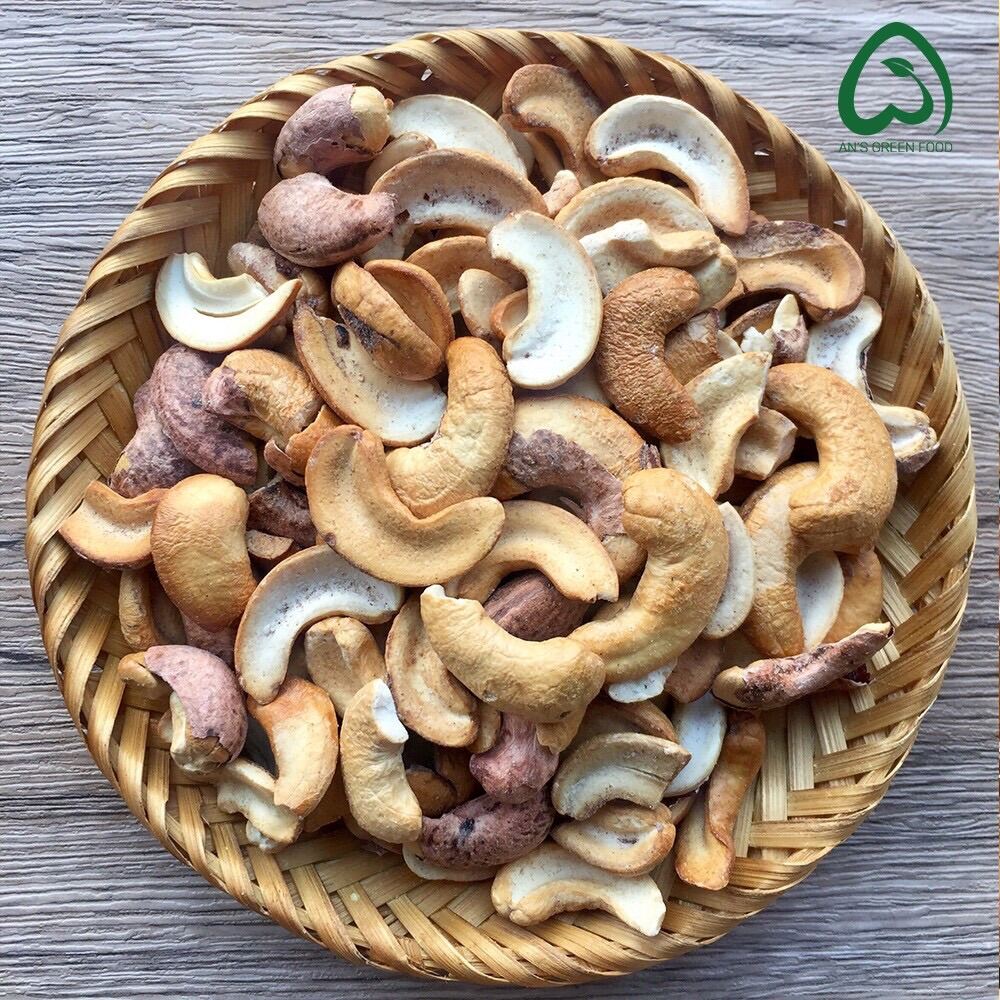 1KG_ Hạt điều rang muối loại vỡ - Viettin mart
