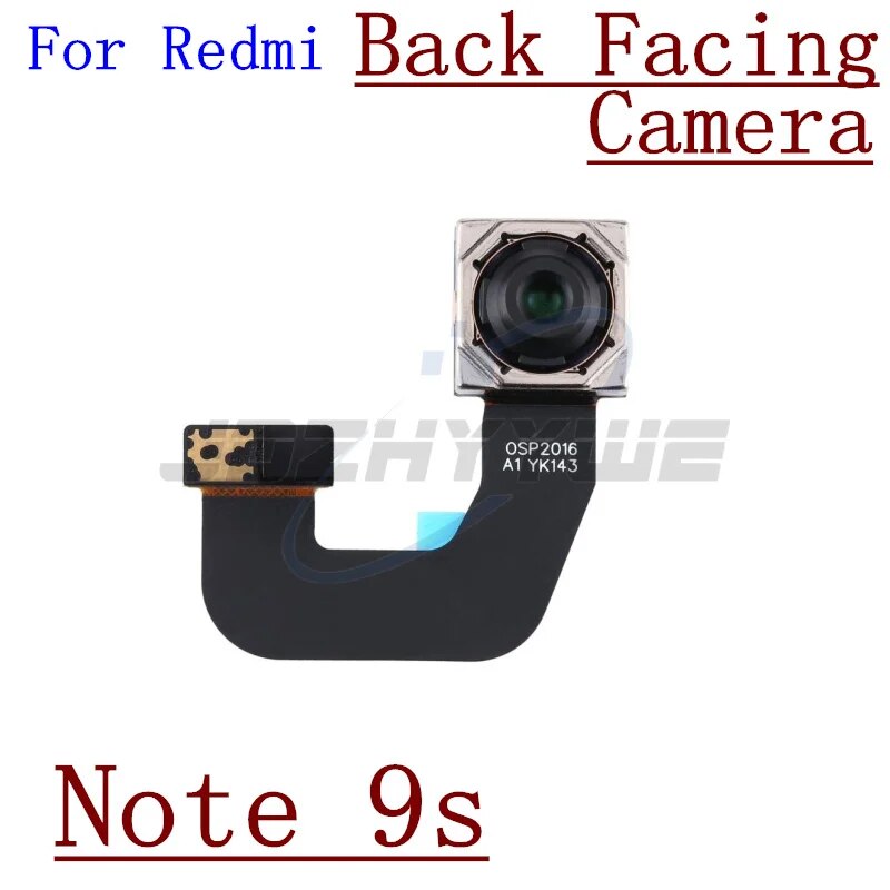 Original Back Main And Front Facing Camera Module Sensor Flex Cable For Xiaomi Redmi Note 9 9s 10 11 Pro 11E 11i 4G 5G Parts.