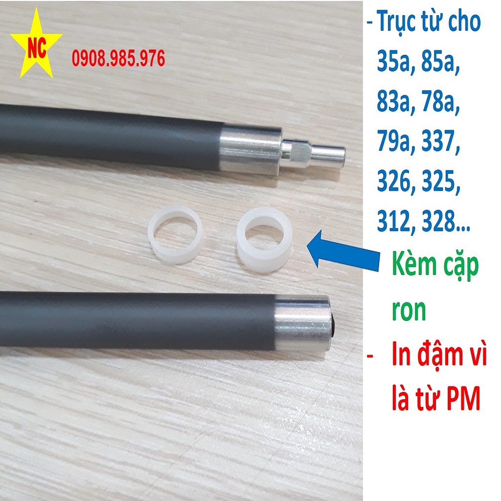 Trục từ cho hộp zin 337, Canon MF 220, 211, 212, 215, 216, 217, 221, 226, 229, 151dw, 241d,mf246dn, 247, 249dn. Là trục hít mực cho hộp mực máy in