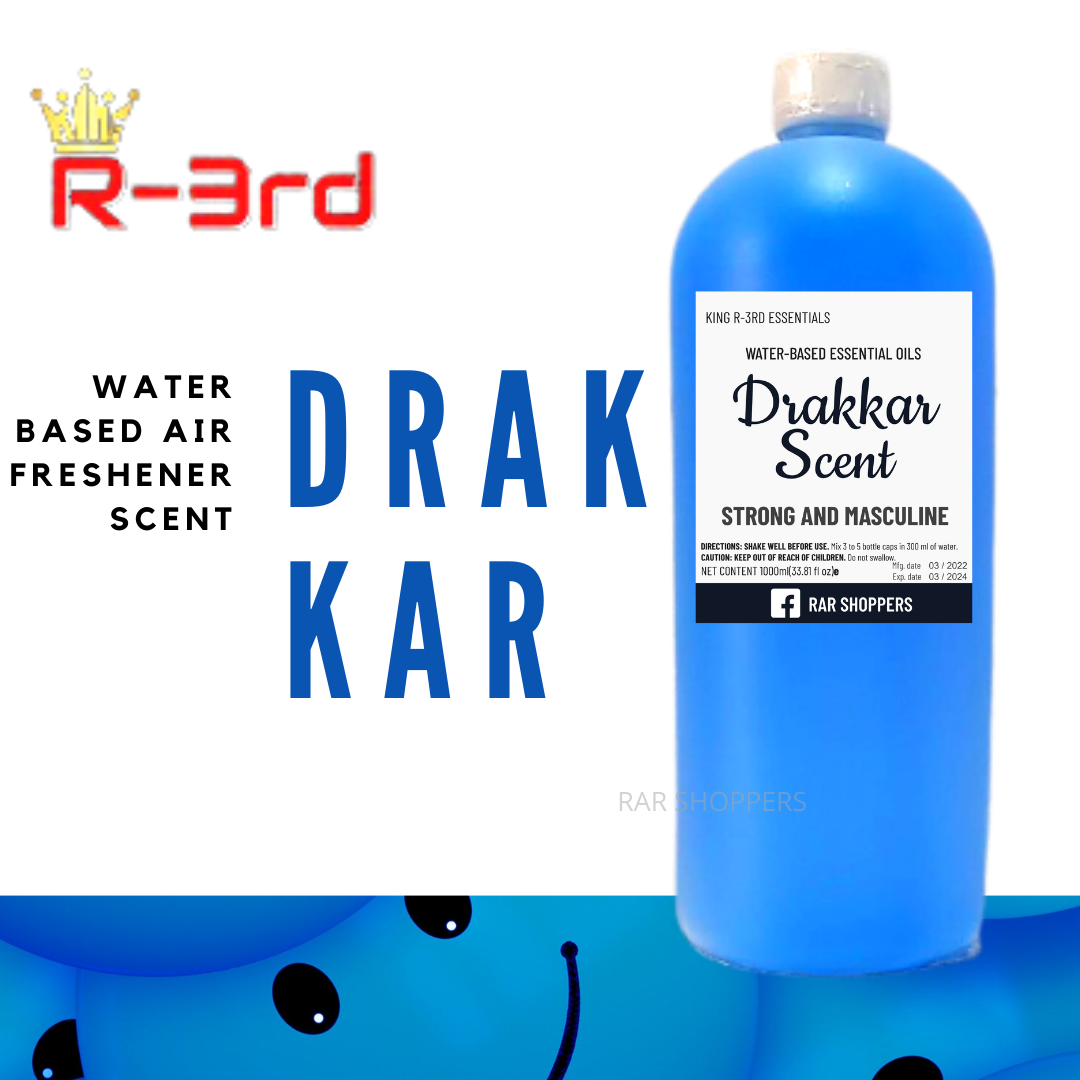 1 liter water based air freshener essential oil Drakkar perfume scent