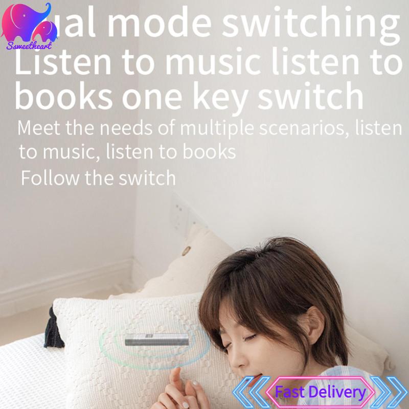 Ssweetheart Sleep Speaker Machine Portable Sound Machine Rechargeable Timer Bone Conduction Pillow Speaker For Office Sleeping
