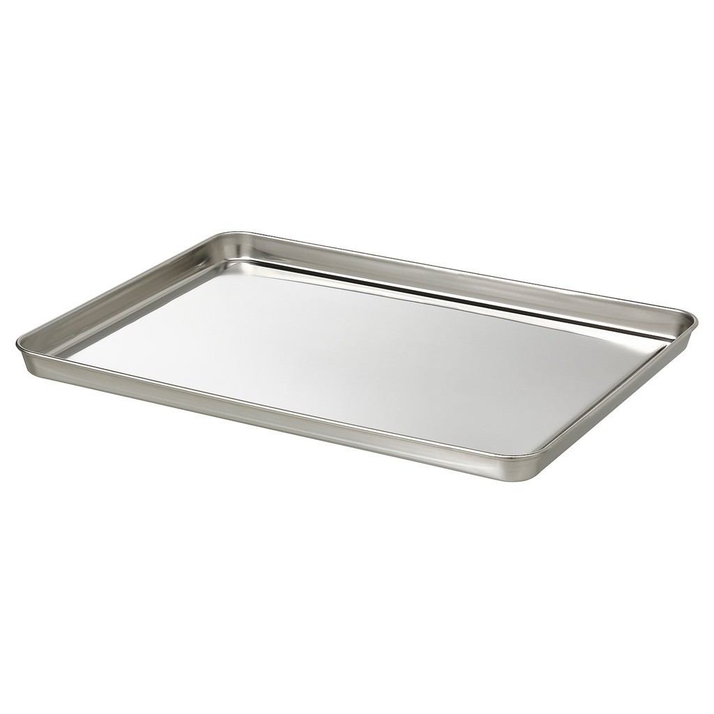IKEA LARGE STAINLESS STEEL 40X30CM OVEN TRAY BAKING TIN BARBECUE