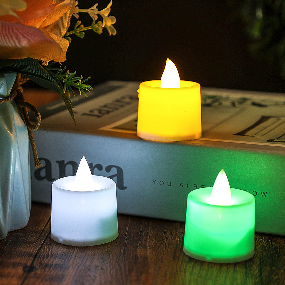 Led Candle Light Smokeless Candle Night Light Family Holiday Wedding Party Decoration. 