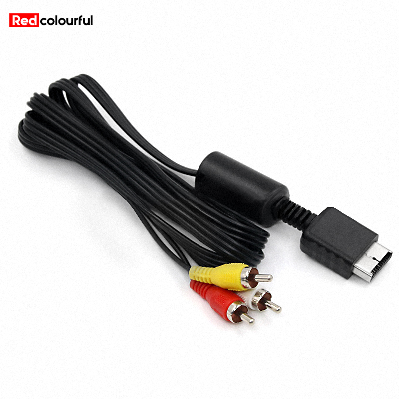 Redcolourful 1.8m 3rca Tv Adapter Av Cable Audio Video Cable For Ps2 Ps3 Multimedia Audio Cable