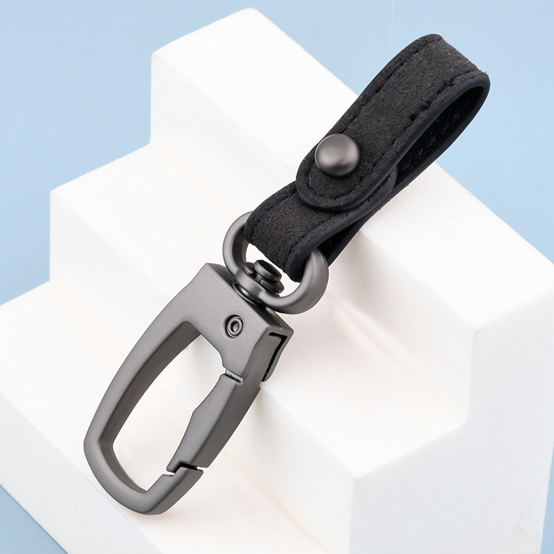 Handmade%20Leather%20Keyring%20DIY%20Car%20Keychain%20High%20Quality%20Charms%20Keychain%20Accessories%20Car%20key%20Chain%20Men's%20Waist%20Padlock%20Key%20Ring%20-%20Image%203