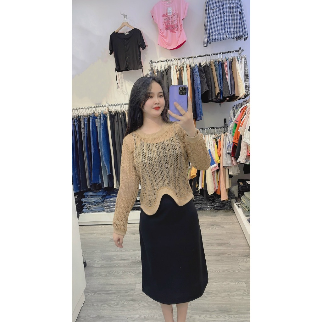 (50-90 KG) ĐẦM ĐEN 2 DÂY POLY, CHẤT COTTON CO GIÃN,DÀY DẶN, THẤM HÚT, DỄ MẶC, DỄ PHỐI ĐỒ