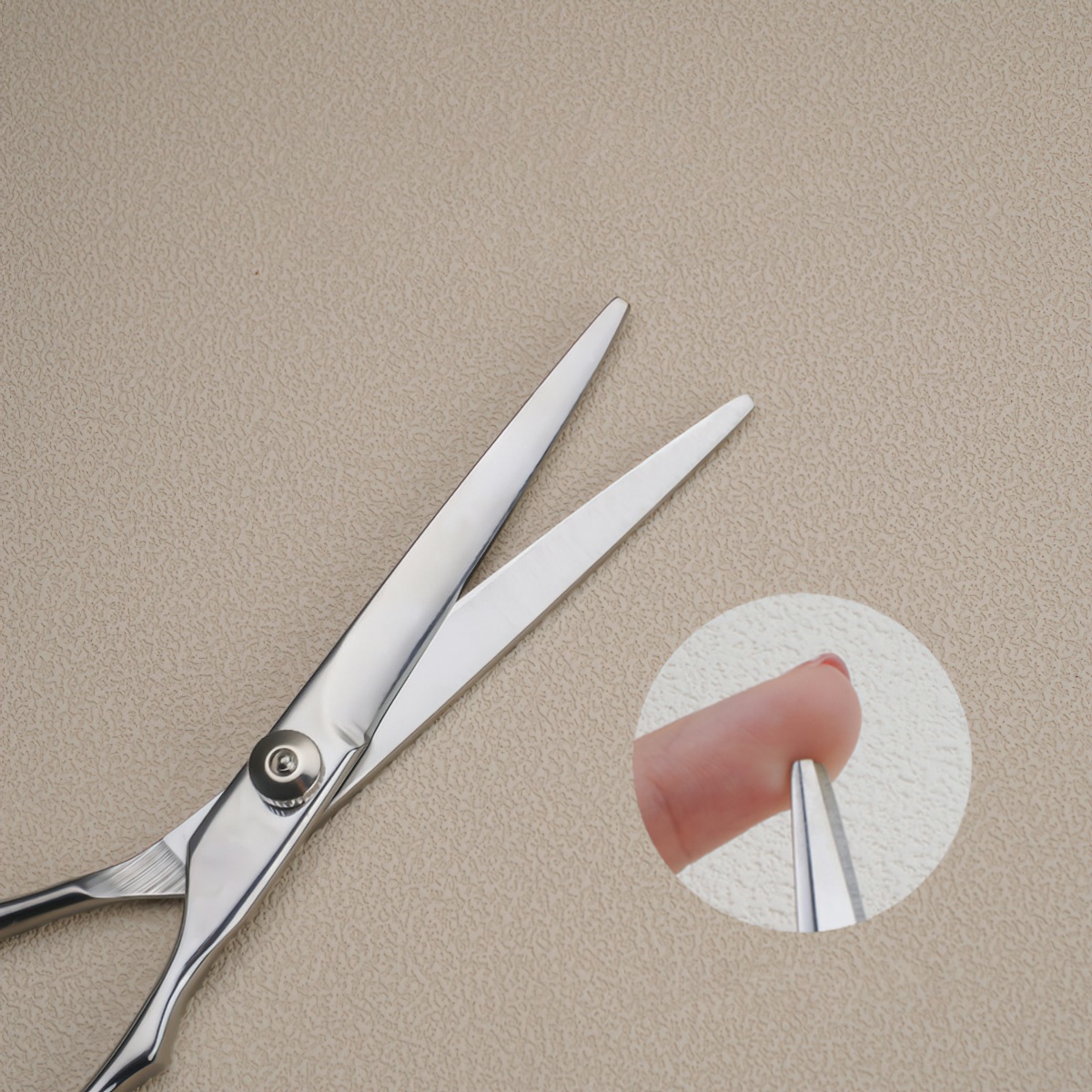 Kéo cắt và tỉa tóc 6inch Cao cấp(Thép không gỉ) CINDY