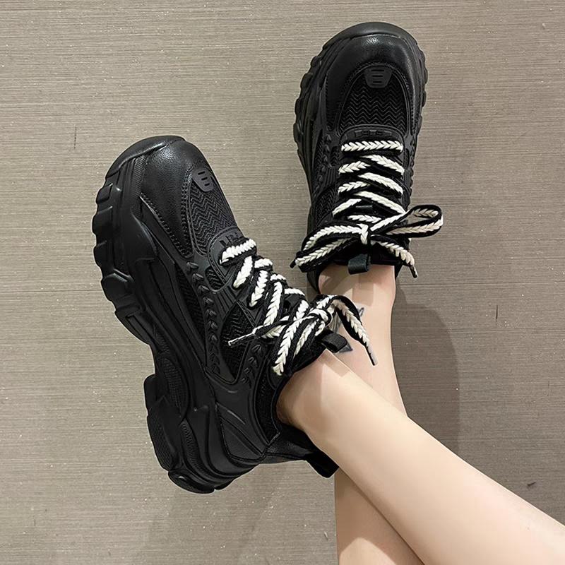Giày Sneaker Nữ Thể Thao Lá Lúa Thời Trang Mới Cá Tính HinsiEn