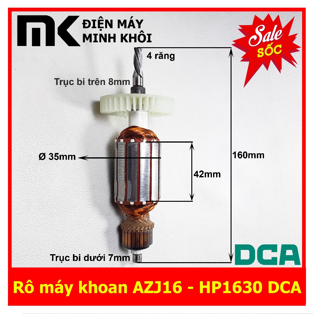 Rô máy khoan makita hp1630 - maktec mt814 - azj16