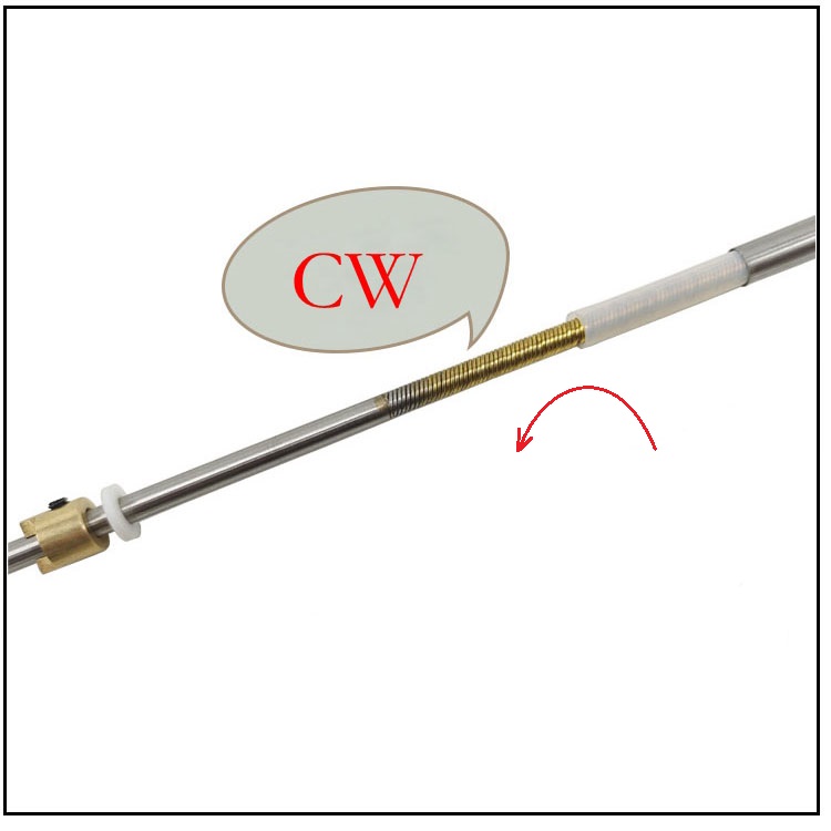 RC Boat Flex Shaft Kit 4mm 400mm Flexible Cable Bearing Strut Zinc