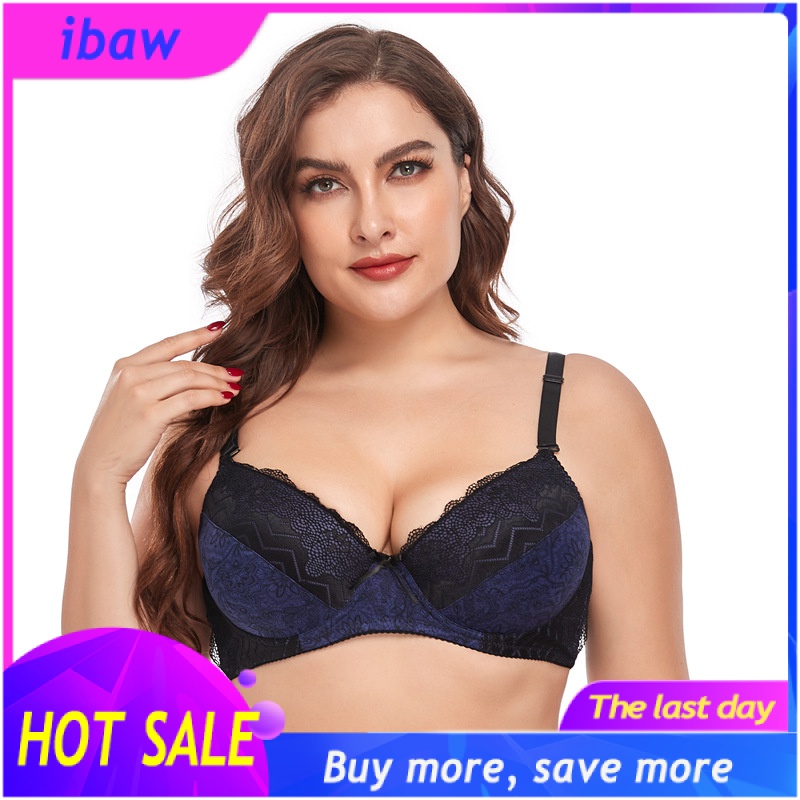 Sexy Women's D Cup Bra Push Up Underwire Bralette Female Unlined