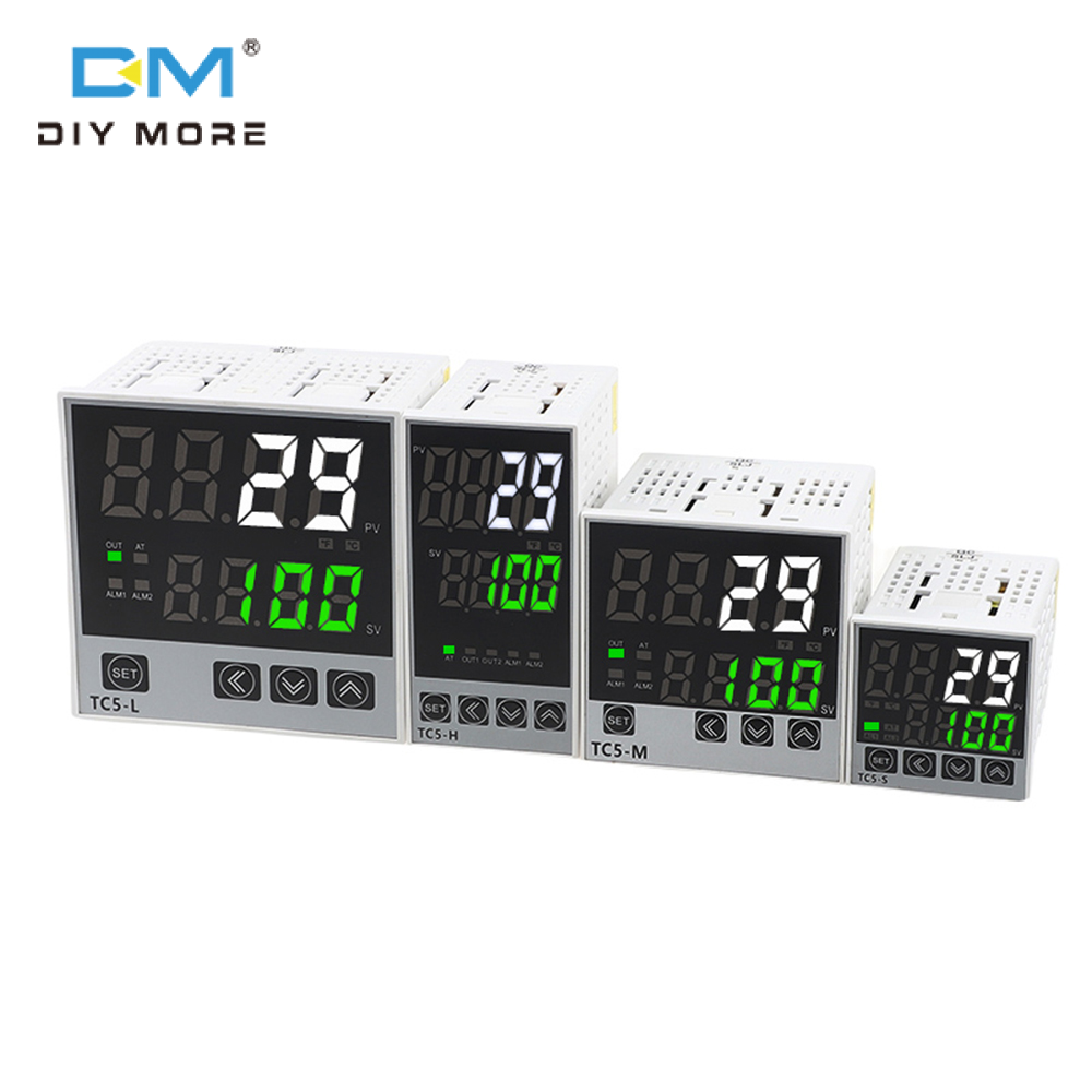 diymore Temperature Controller PID Digital Temperature Controller Relay Output Thermostat AC100-240V Temperature Control Switch