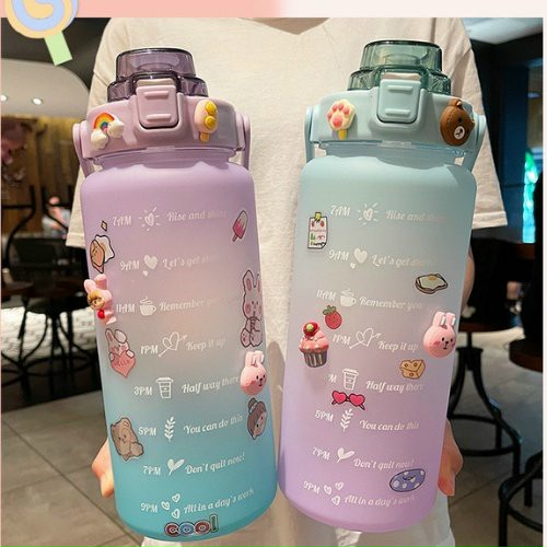 Bình Nhựa DETOX KÈM TÚI ĐỰNG 1000ml