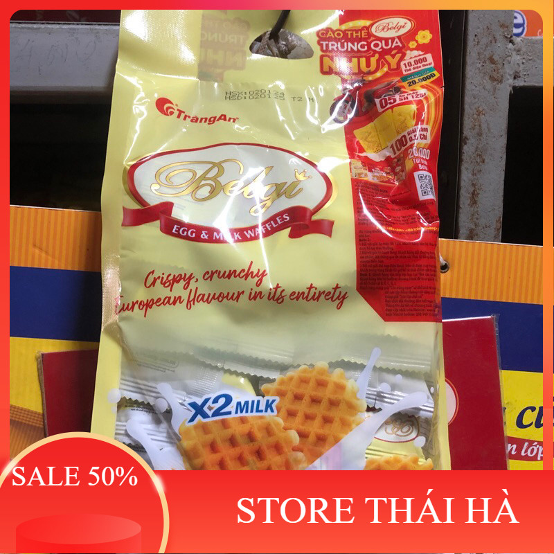 Bánh Trứng mềm và bánh trứng giòn Belgi 250g