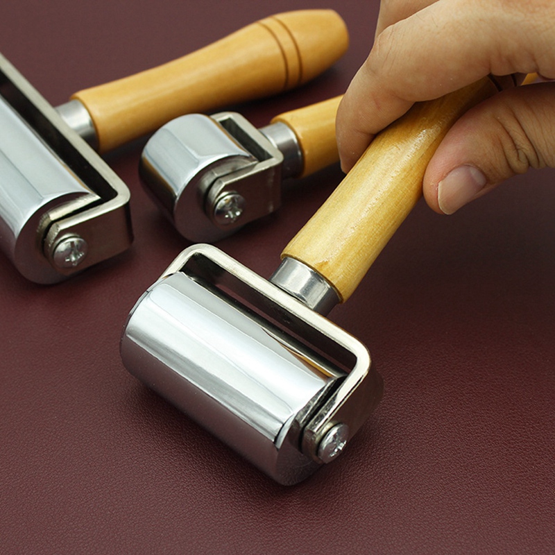 Leather Binder Wallpaper Car Foil Solid Roller Hand Pressing Binder DIY Hand Tools