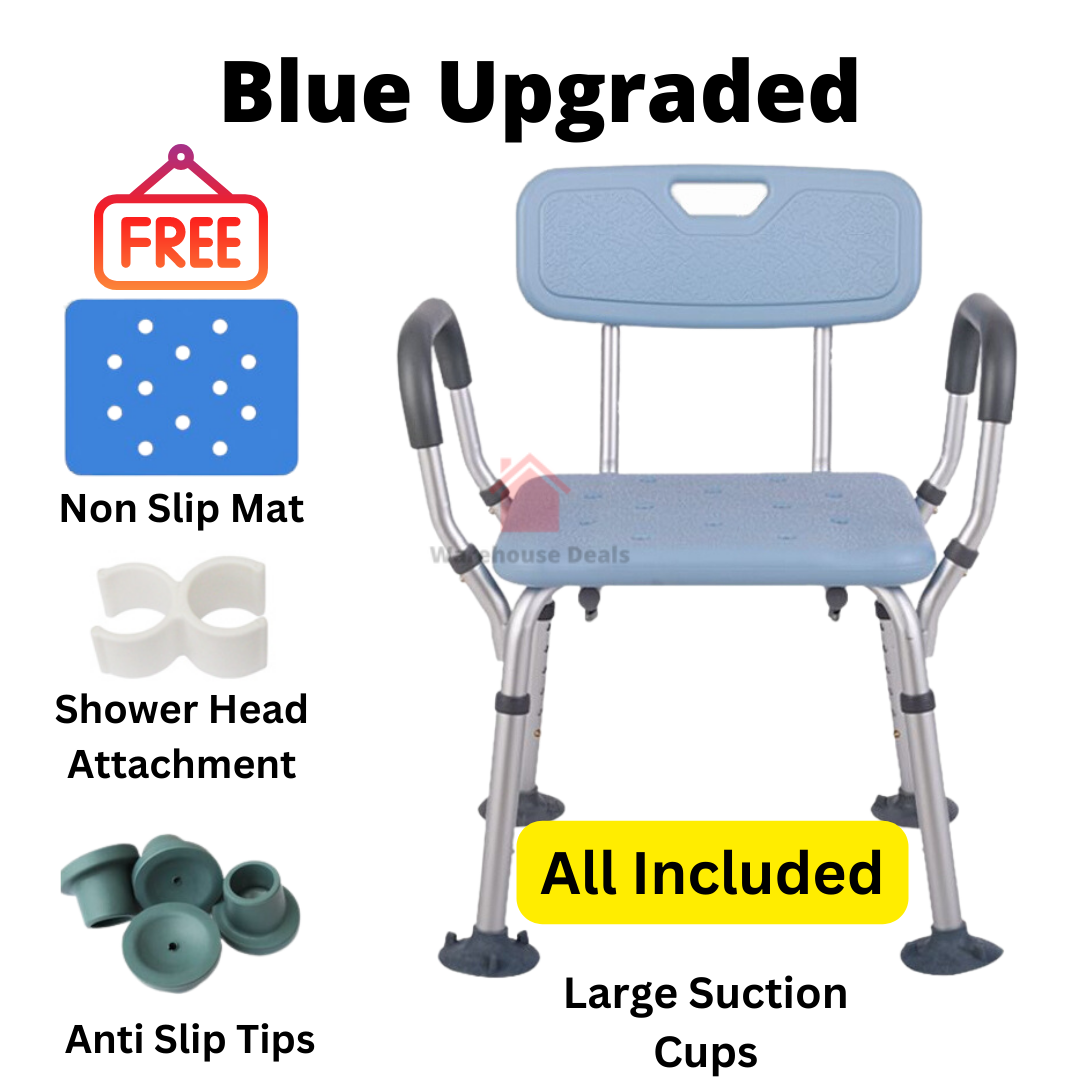 Bathroom Shower Chair For Elderly Toilet Bath Chair With Backrest And ...