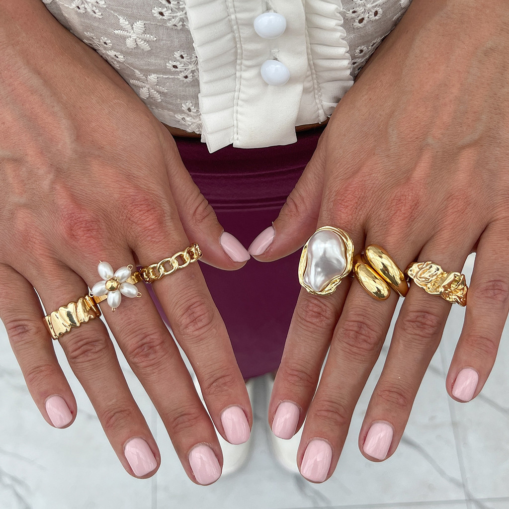 Enacolor%20Elegant%20Women%20Exaggeration%20Irregular%20Geometry%20Flower%20Ring%20Set%20Gold%20Metal%20Pearl%20Joint%20Open%20Rings%20Jewelry%20Accessories%20-%20Image%208