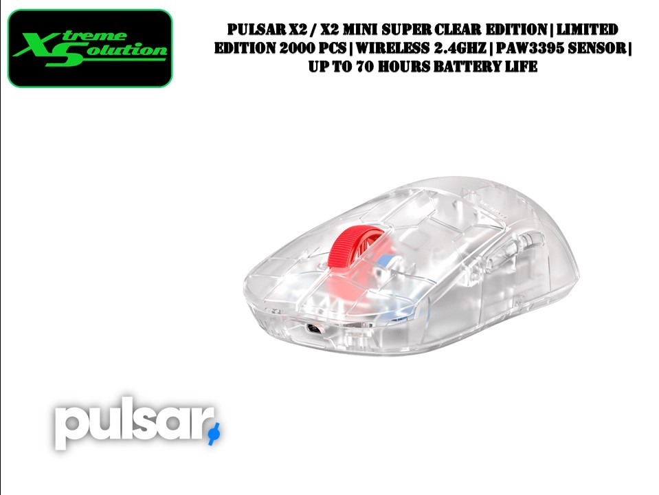 Pulsar X2 Mini Clear LimitedPC周辺機器 - dariusgant.com