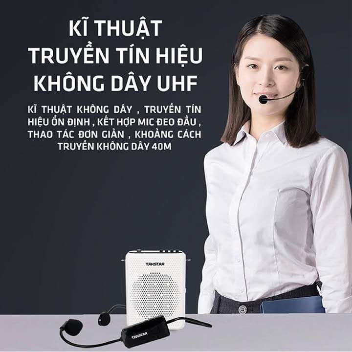 Loa trợ giảng không dây UHF Takstar E300W