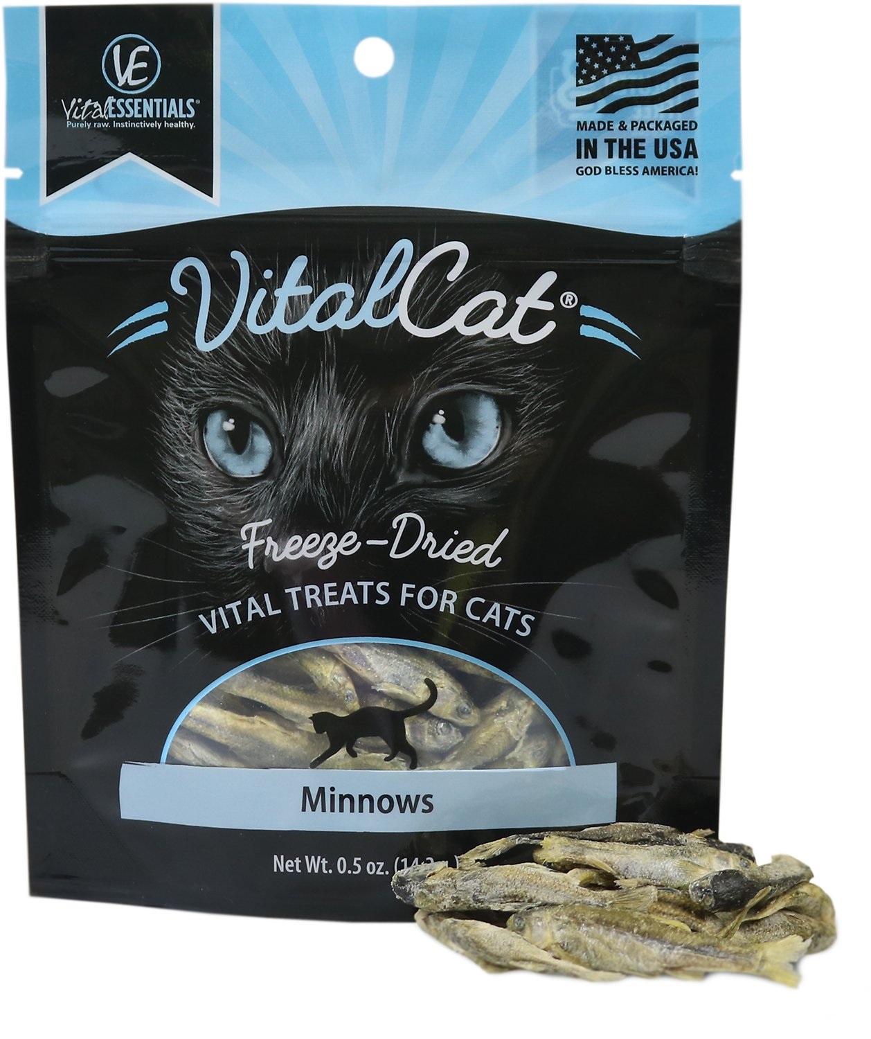 [PREORDER] VITAL CAT FREEZE DRIED TREATS MINNOWS 0.5OZ (14 G) BY VITAL