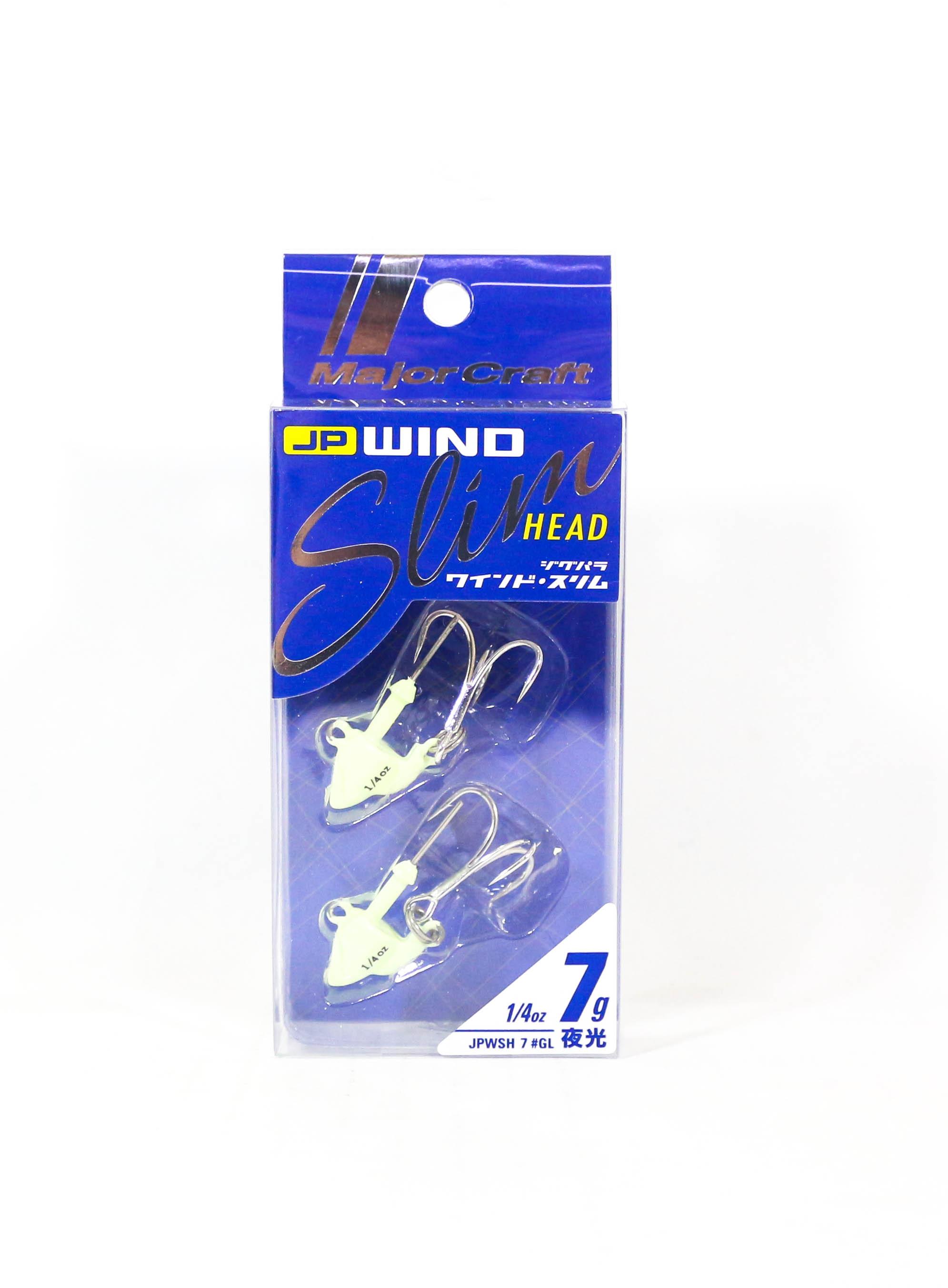 Major Craft Jig Head Wind Slim 7 grams Treble Size 2 JPWSH-1/4/SV