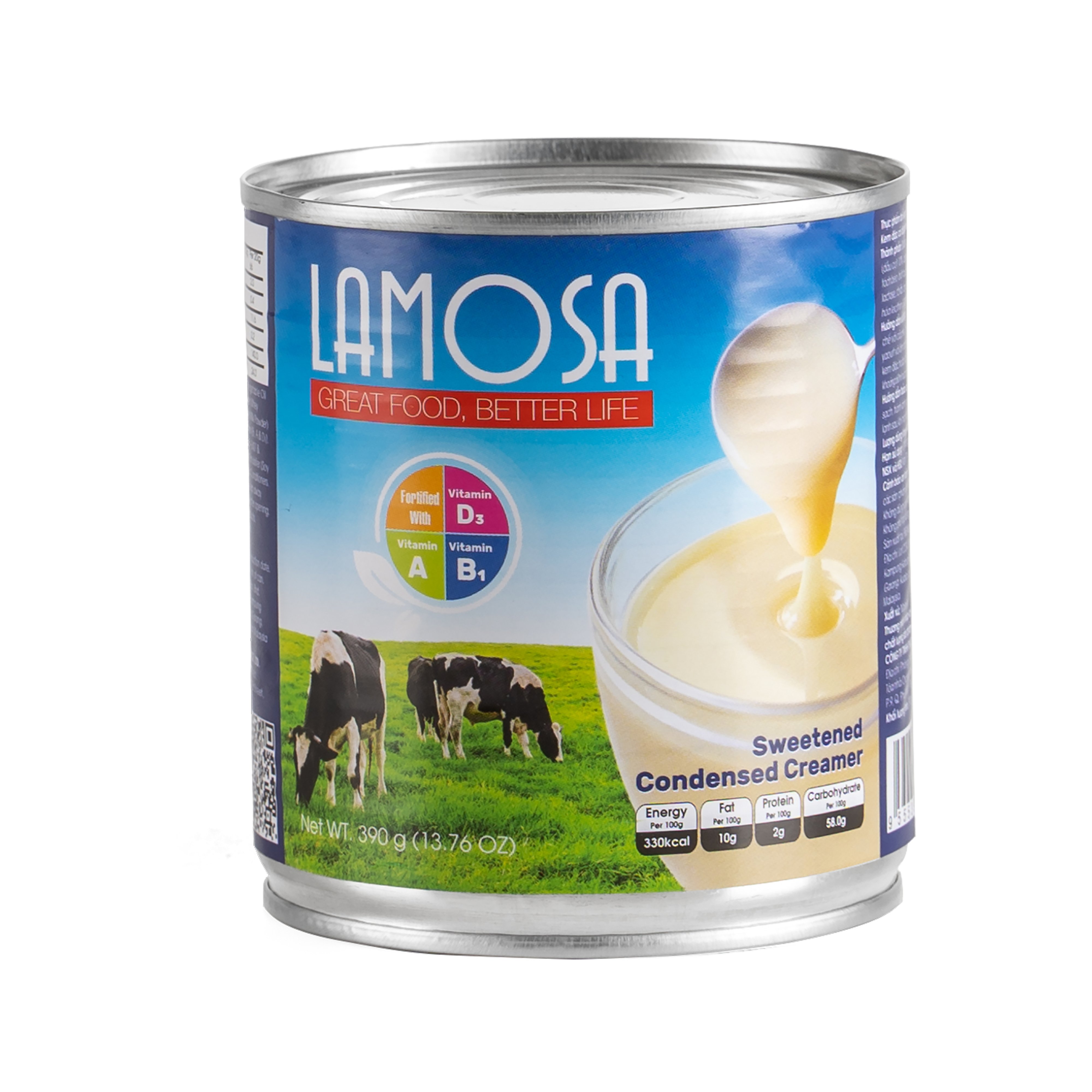 Sữa đặc có đường hiệu LAMOSA loại 390g thumbnail