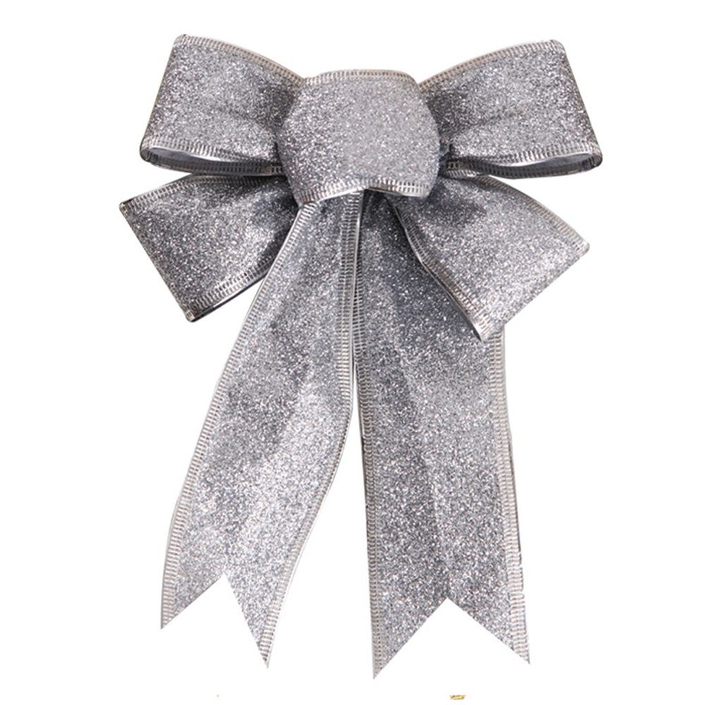 FGHAFGGR 20 25cm 1 CÁI dây treo Nơ Trang trí năm mới Nơ bướm Nơ ruy băng Đồ dùng cho bữa tiệc Giáng sinh Đồ trang trí cây thông Noel Trang trí nhà cửa