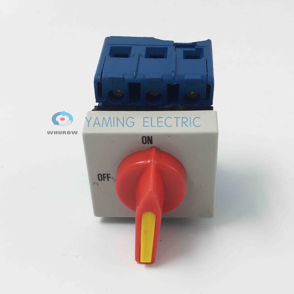 【Unique features】Isolator switch on off 25A 3 phase rotary changeover ...