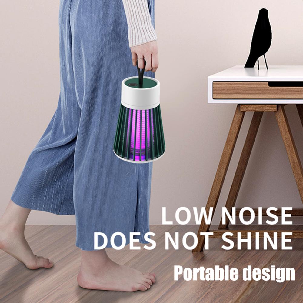 Electric Mosquito Killer Lamp Portable LED Light Fly Bug Insect Trap Zapper