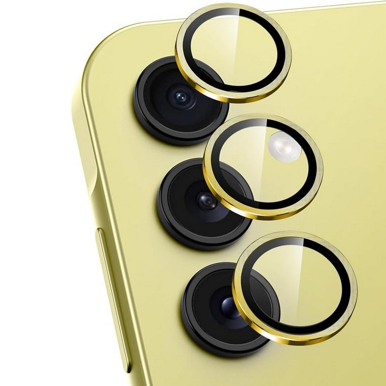 For Samsung Galaxy A35 A55 Metal Camera Protector Lens Tempered Glass Camera Case For Samsung Galaxy A35 Lens Ring. 