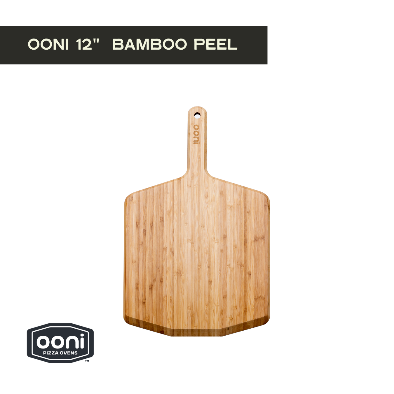 Ooni Bamboo Pizza Peel & Serving Board