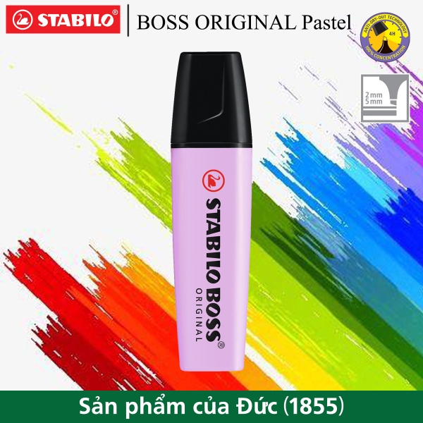 Bút dạ quang STABILO BOSS ORIGINAL Pastel + Original