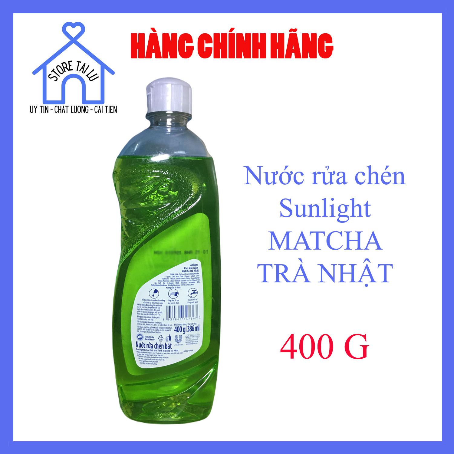Nước rửa chén Sunlight 400g - STORE TÀI LƯ
