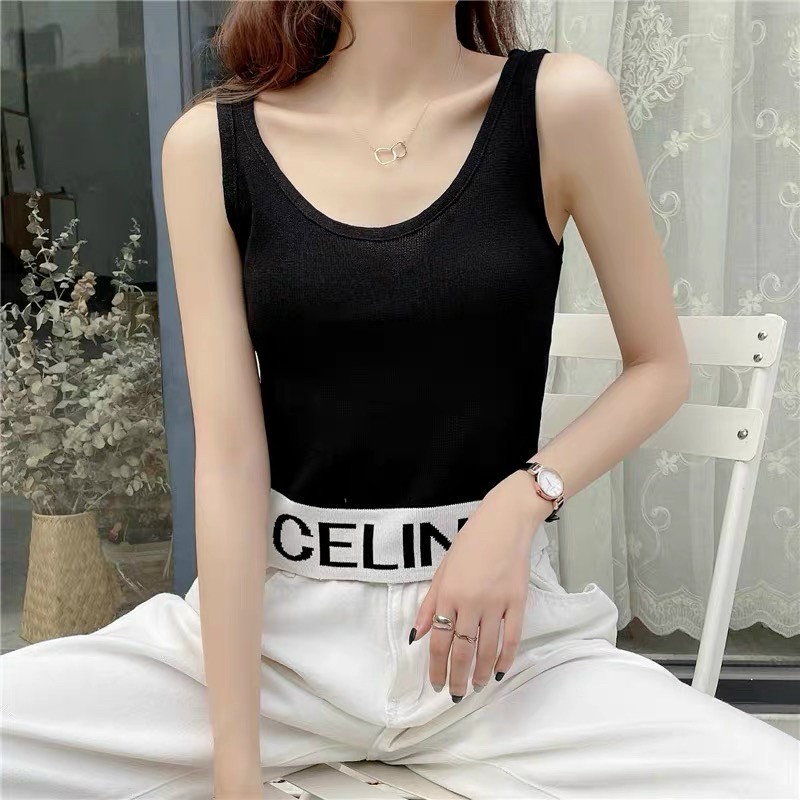 Áo len mongtoghi ba lỗ Ce--line khỏe khoắn