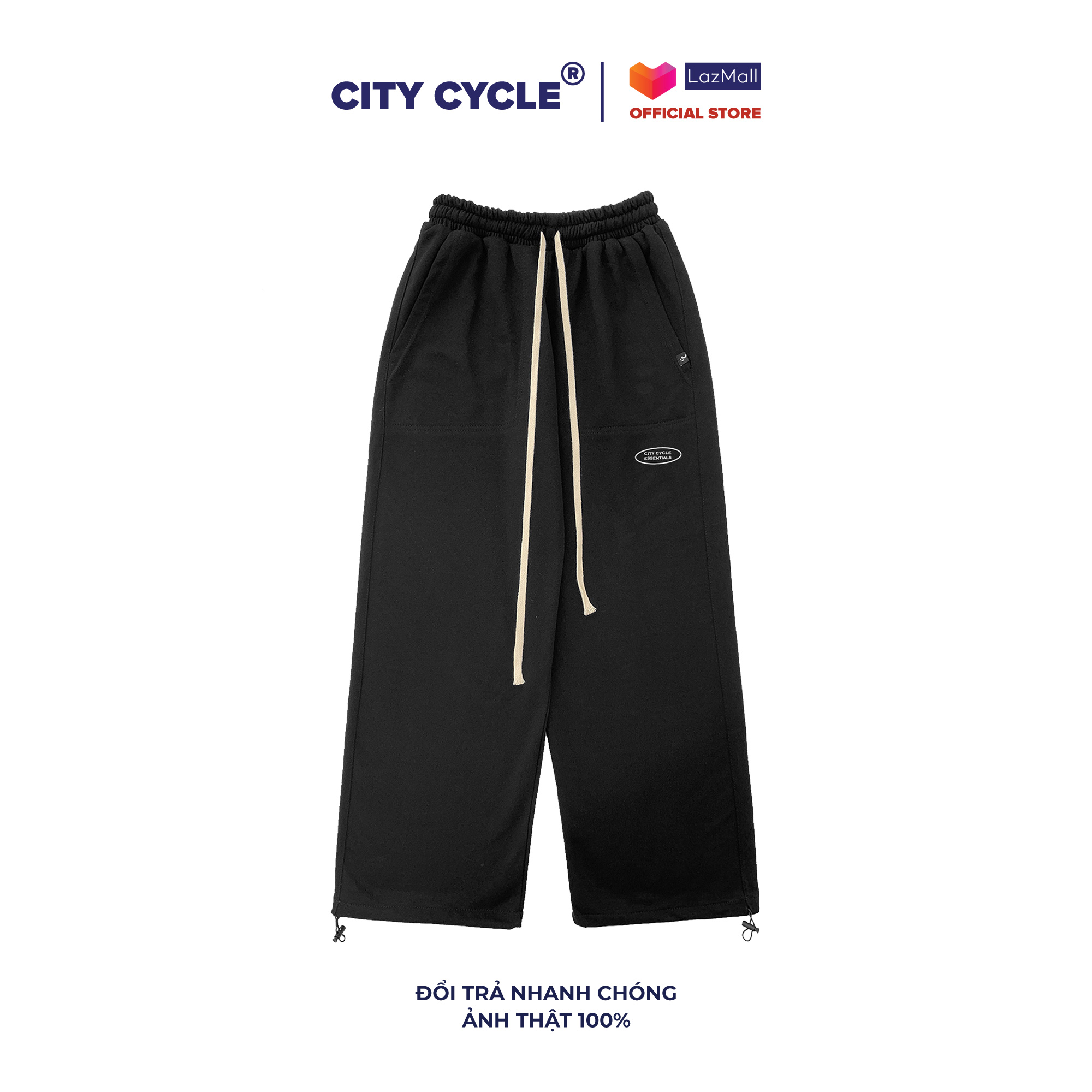 Quần dài essentials nỉ unisex City Cycle - quần dài nỉ ống rộng Local Brand