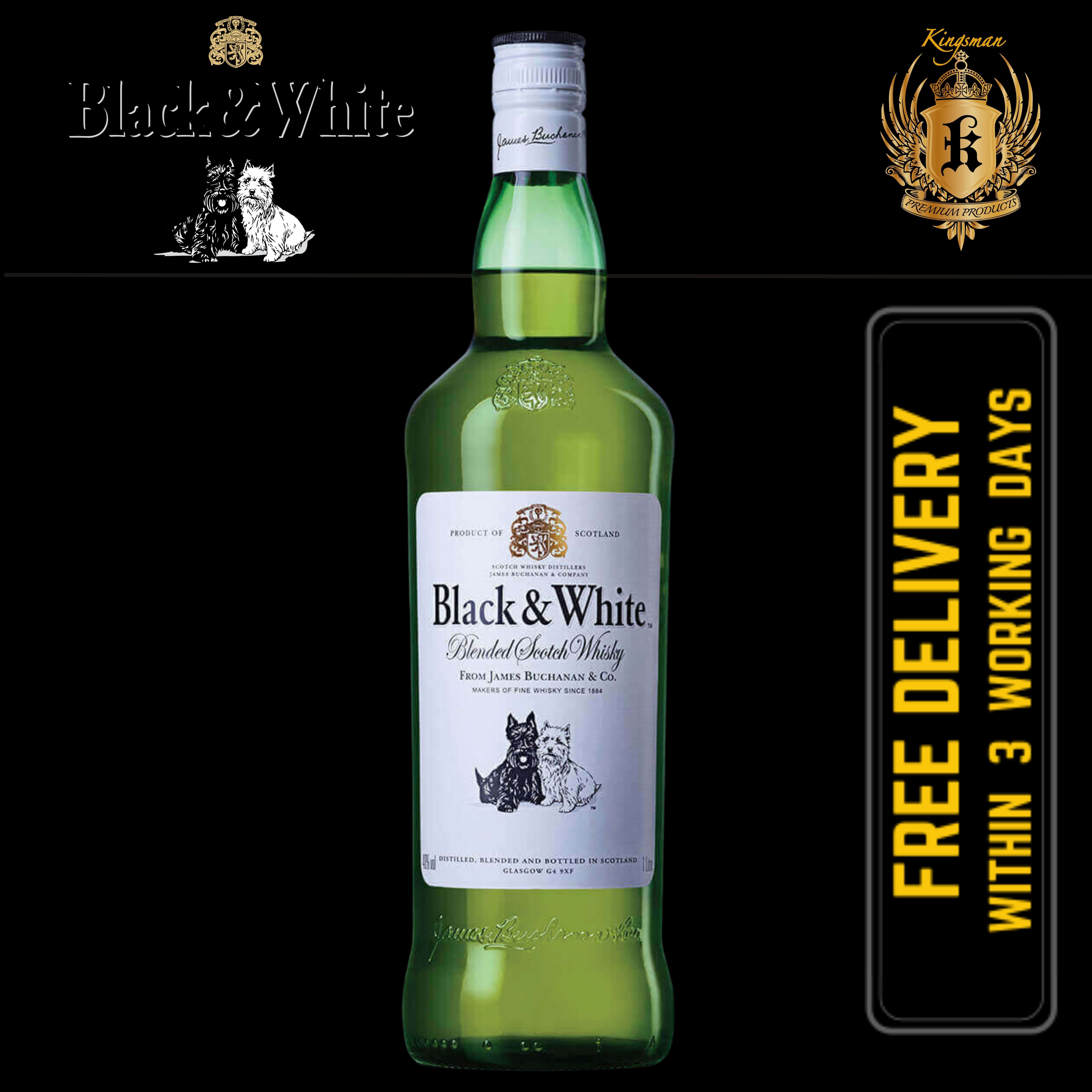 Black & White Blended Scotch Whisky 700ml | Lazada Singapore