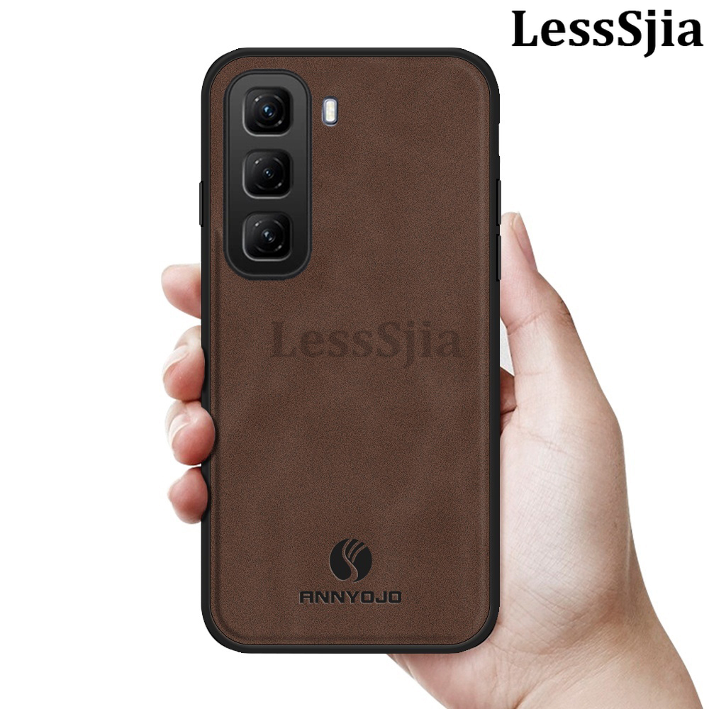 New Phone case infinix Hot60 Pro Back cover Fashionable Magnetic Sheepskin Camera Protection Shock Absorption For infinix Hot 60 Pro + case