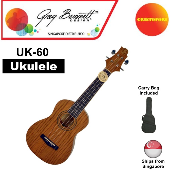 Samick UK-60 Greg Bennett Ukulele Concert Uke Natural Acoustic