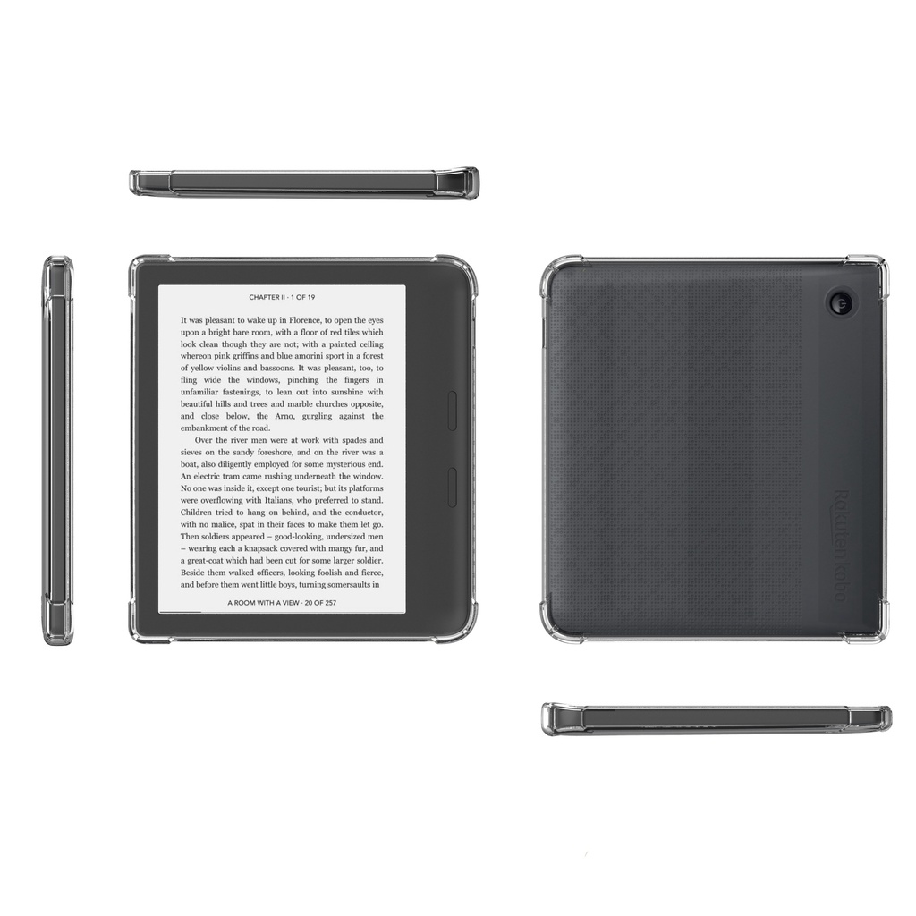 Ốp Lưng Silicone Kobo Libra 2/Libra Colour, Case Máy Đọc Sách Kobo Libra 2/Libra Colour