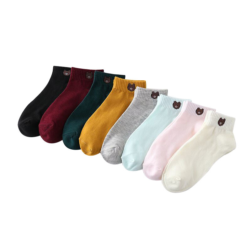 Combo 10 đôi vớ, 10 đôi tất ngắn hình gấu