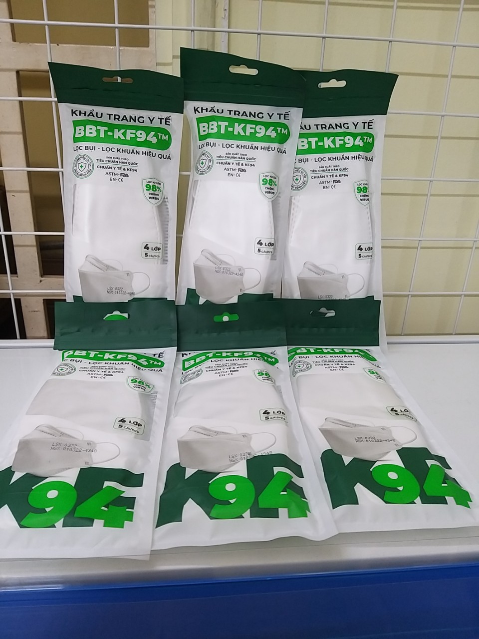 KHẨU TRANG KF94 GÓI 5 CÁI