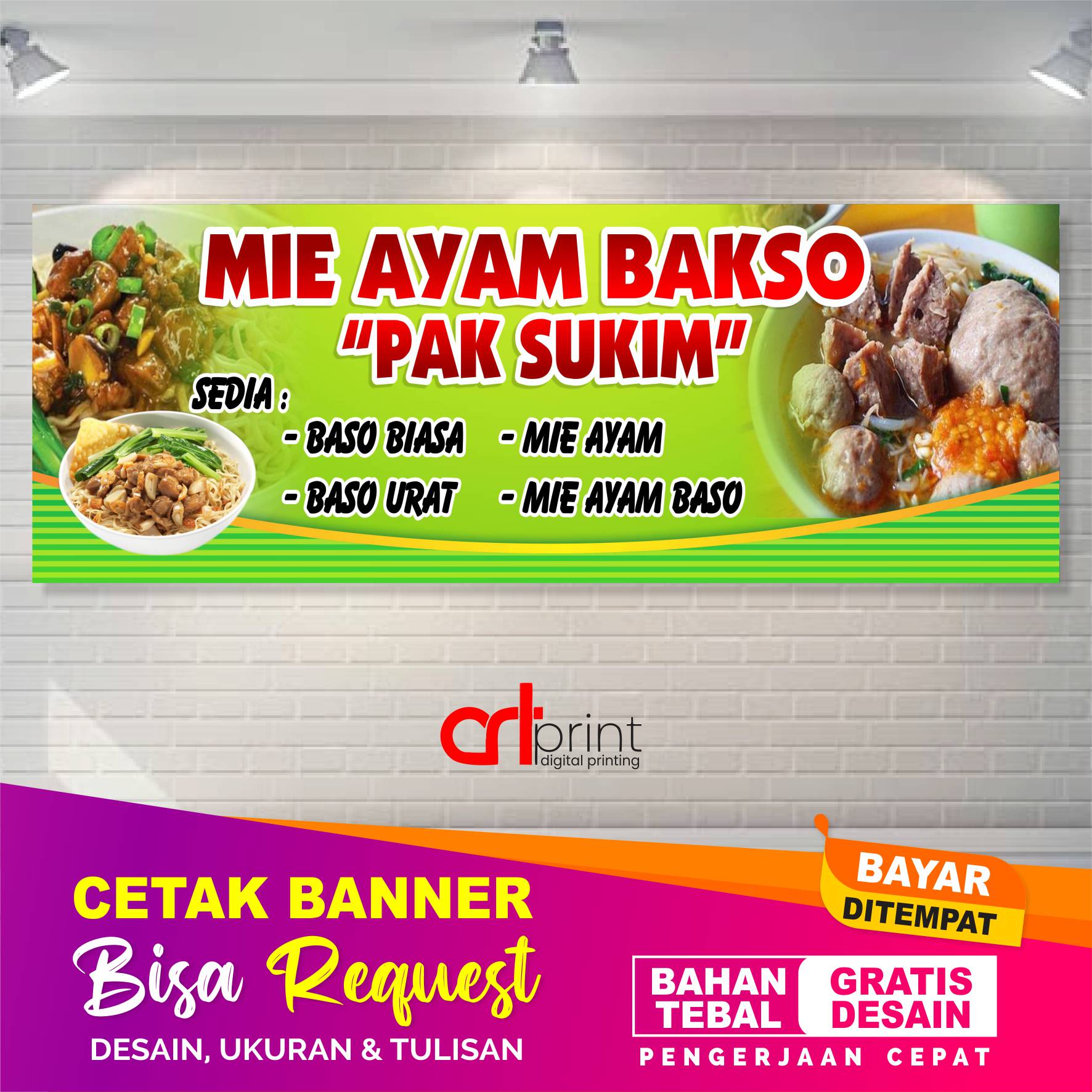 Contoh Desain Banner Spanduk Mie Ayam Bakso Contoh De - vrogue.co